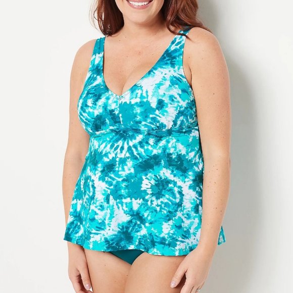 Swimsuits For All Swim Kim Gravel X Swimsuits For All Flowy Tankini